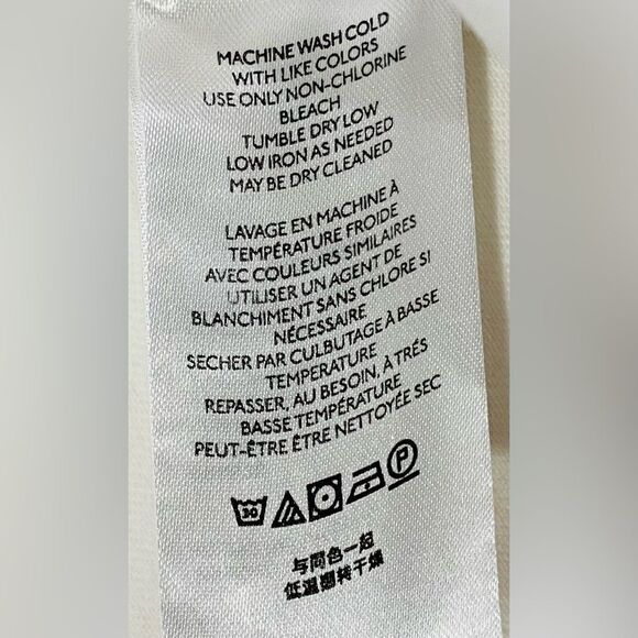 Free People Wide Leg Crop Ankle Fray Jeans White 30x27 High Rise Button Fly NWT - Picture 8 of 13